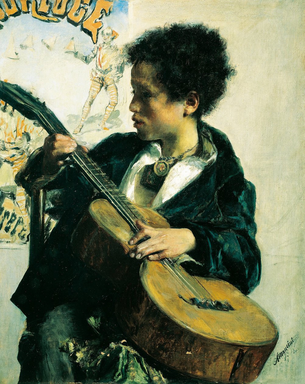 Urwis z gitarą autorstwa Antonio Mancini