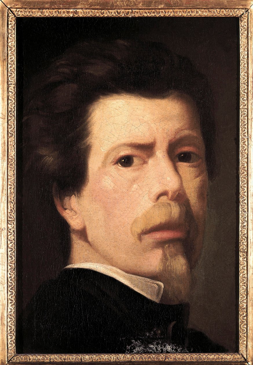 Autoportret. Obraz autorstwa Antonio Maria Esquivel y Suarez de Urbina (1806-1857). olej na płótnie autorstwa Antonio María Esquivel y Suárez de Urbina