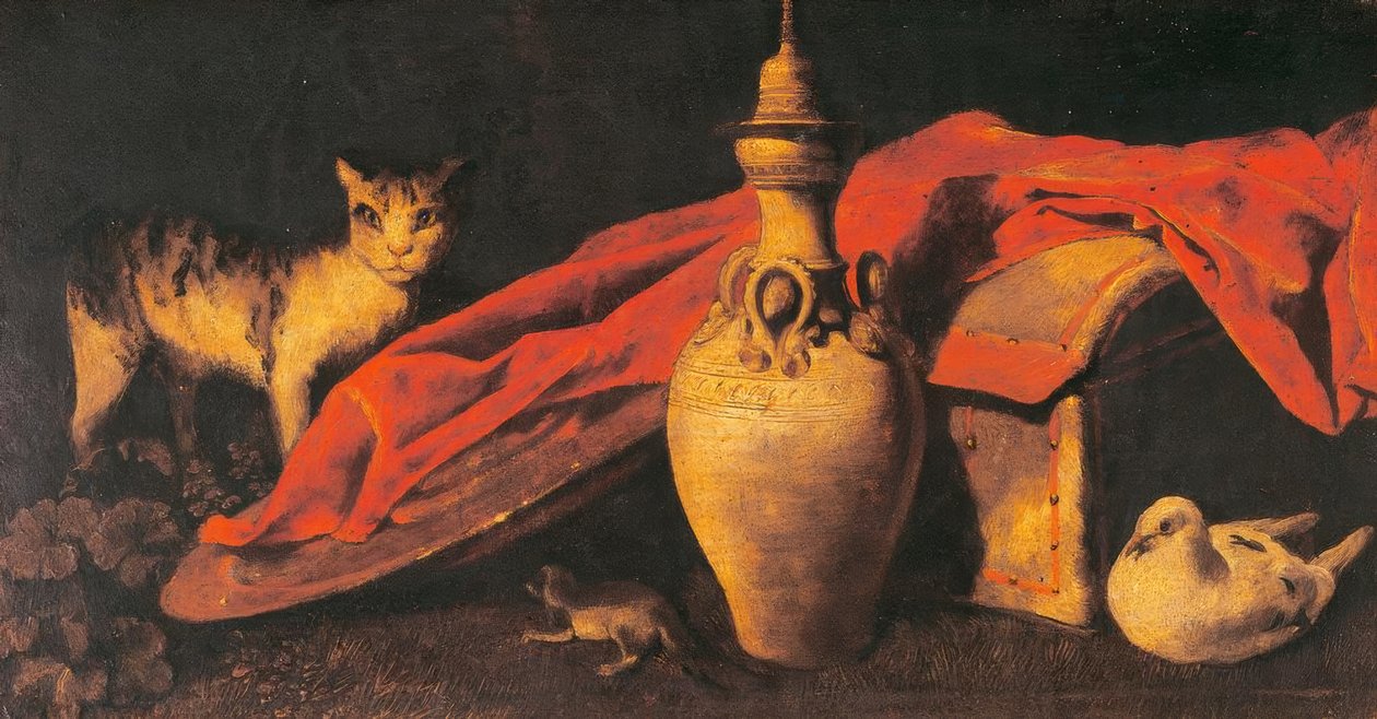 Martwa natura ze zwierzętami autorstwa Antonio Maria Vassallo