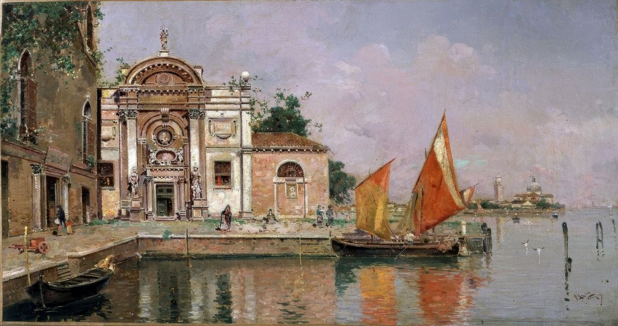 Widok na Wenecję autorstwa Antonio Maria de Reyna Manescau