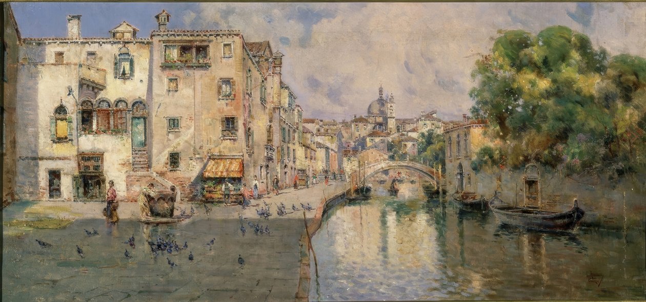 Widok na Wenecję autorstwa Antonio Maria de Reyna Manescau