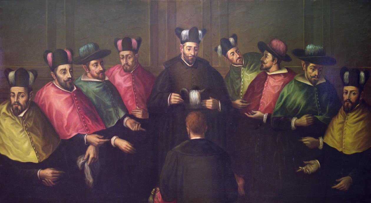 Umieszczenie dr. Biretty (olej na płótnie) autorstwa Antonio Martinez Anaya