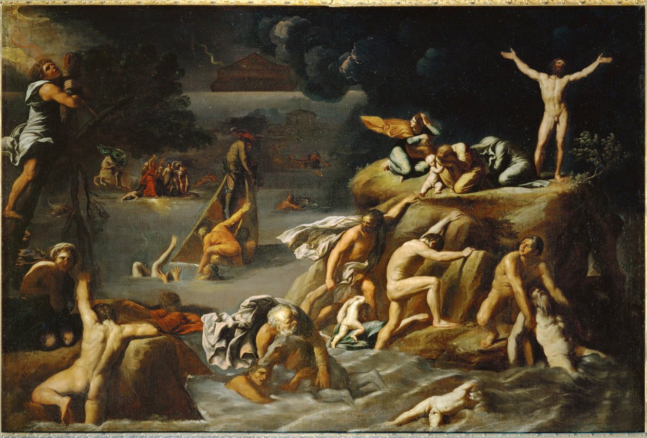 Le Deluge - Potop ... autorstwa Antonio Marziale Carracci