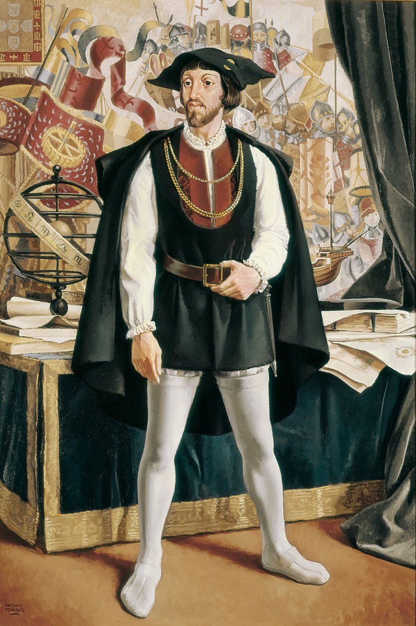Portret Jana II z Portugalii autorstwa Antonio Menendez