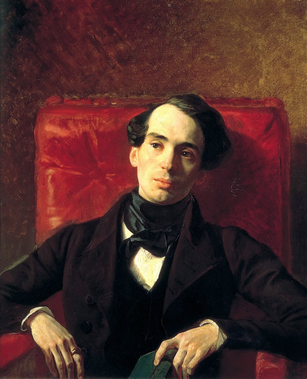 Portret autora Aleksandra Strugowszczikowa, 1808-1878, 1840. autorstwa Antonio Molinari