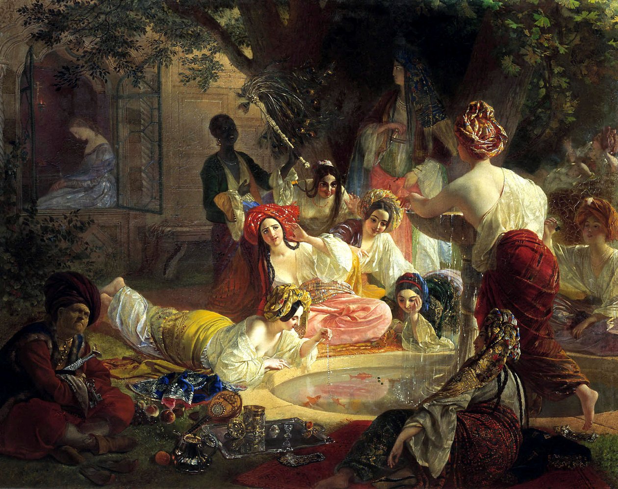 Fontanna Bahçesaray, 1849. autorstwa Antonio Molinari