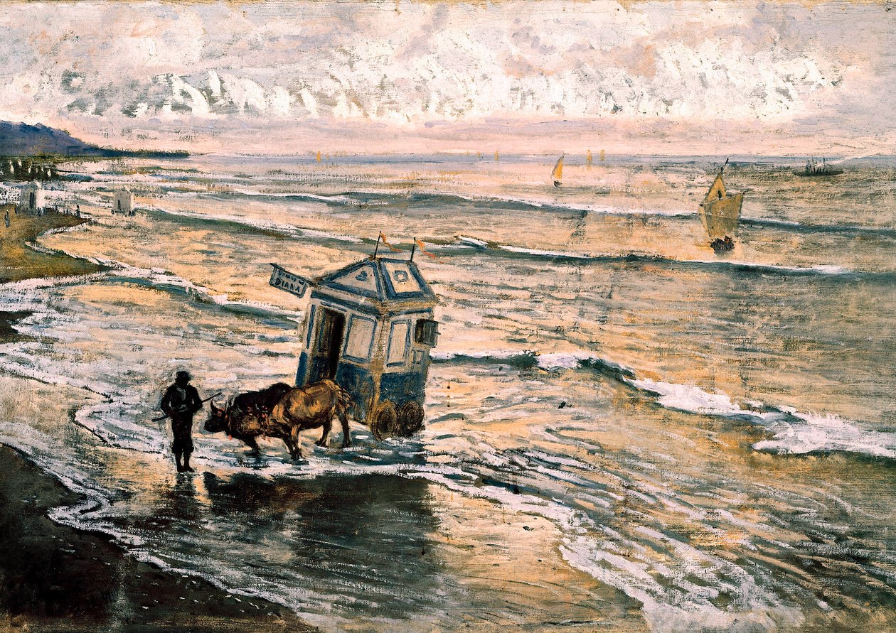 Mar Cantabrico (Morze Kantabryjskie) Malarstwo Antoniego Munoza i Degraina (1841-1924) autorstwa Antonio Munoz Degrain