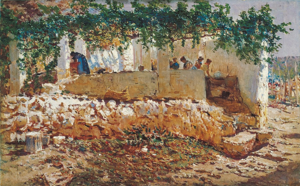 Praczki autorstwa Antonio Munoz Degrain