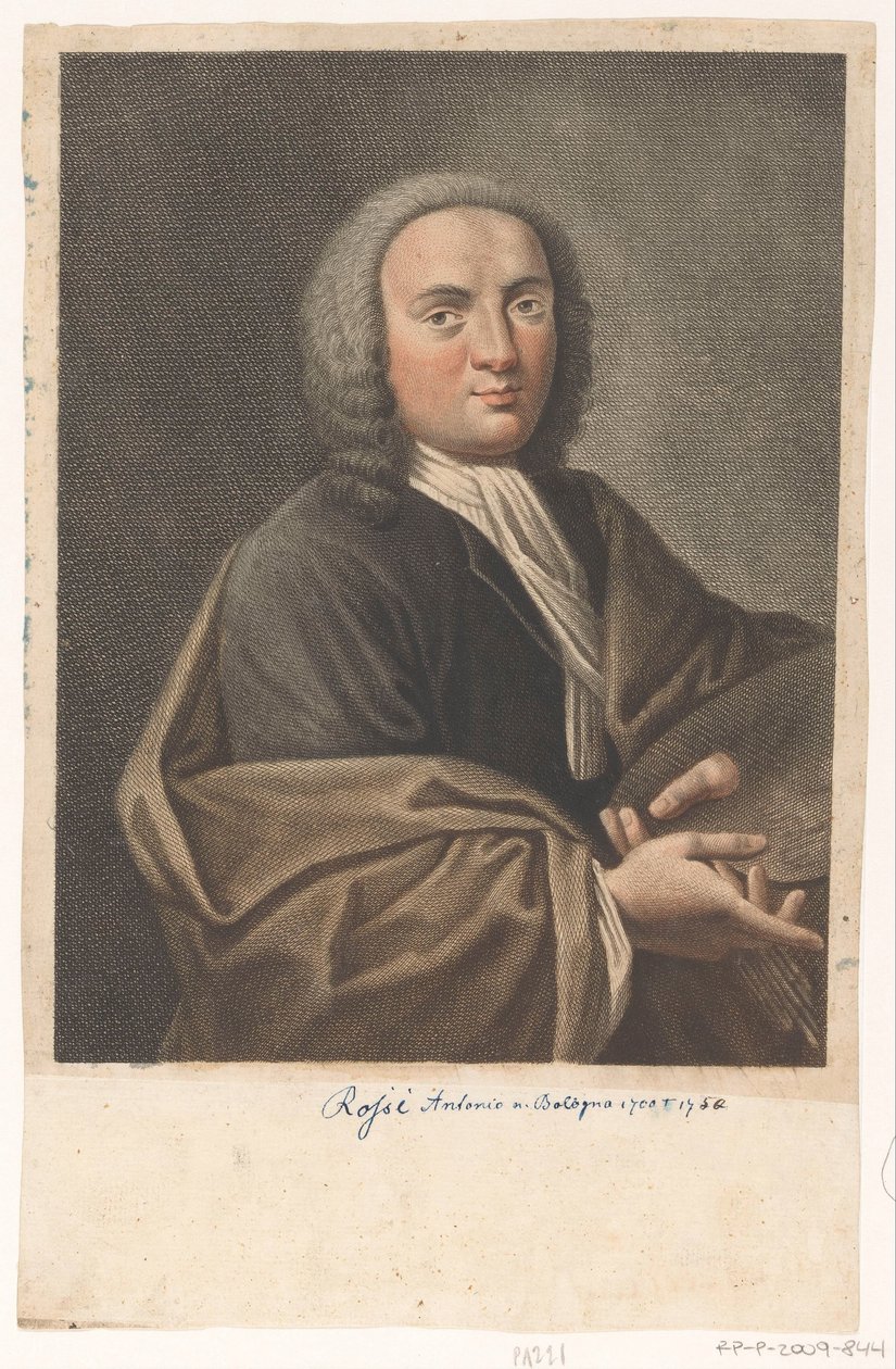 Portret artysty Antonio Rossi autorstwa Antonio Pazzi