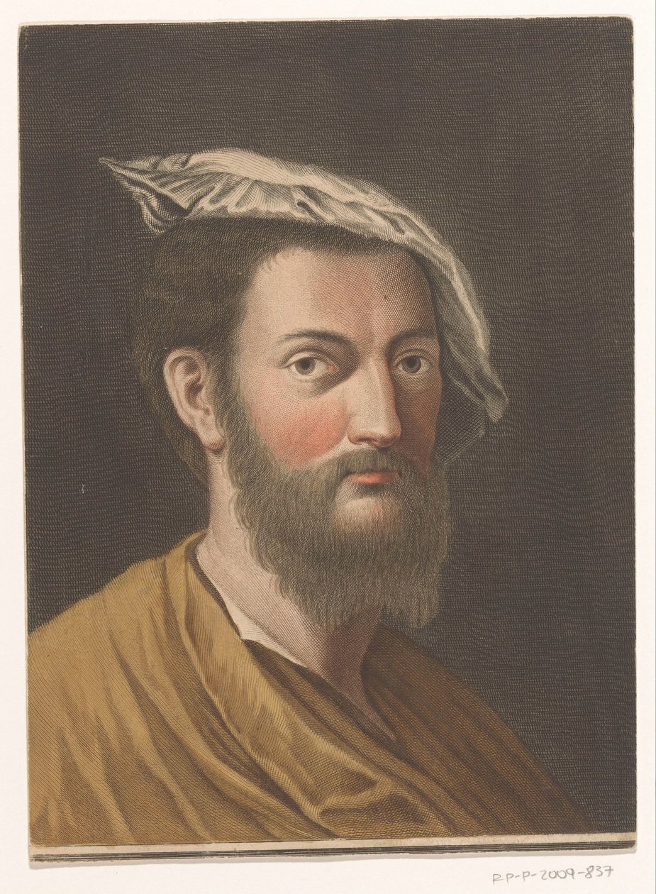 Portret artysty Francesco Primaticcio Portrety artystów (tytuł serii) autorstwa Antonio Pazzi
