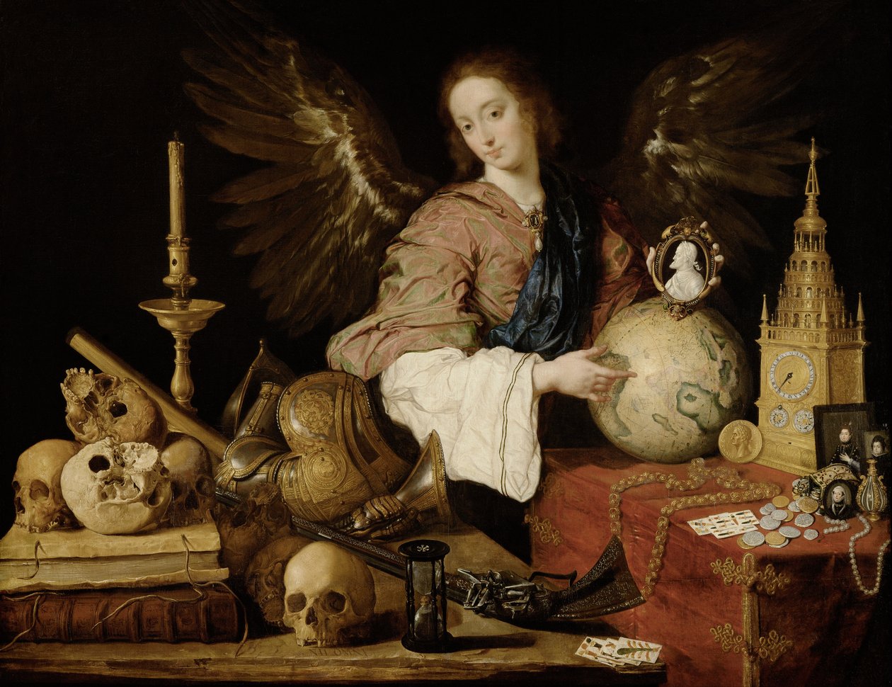 Alegoria próżności, 1632-1636 autorstwa Antonio Pereda y Salgado de