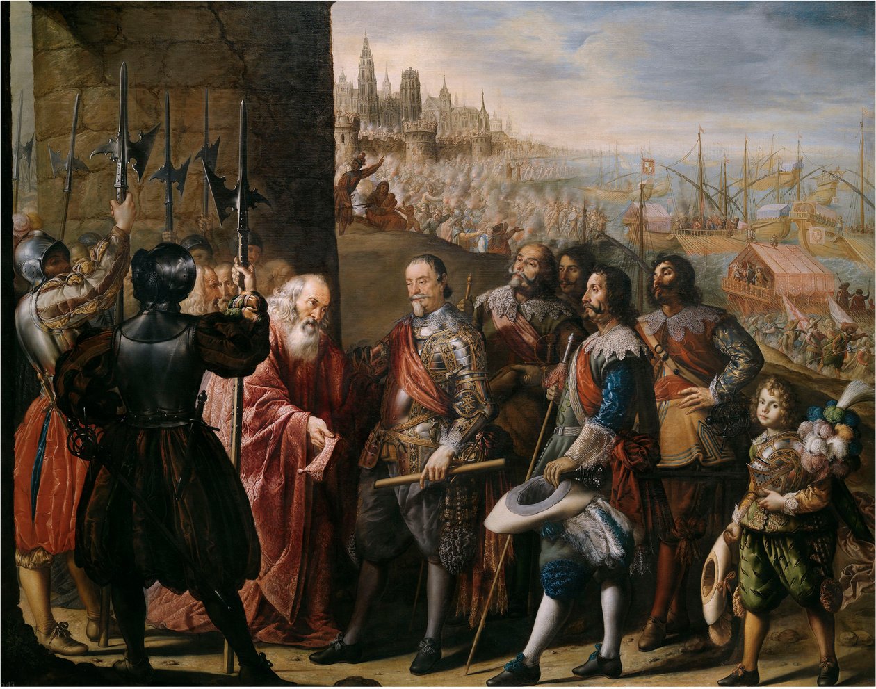 Relief Genui przez 2. markiza Santa Cruz, 1634-1635. autorstwa Antonio Pereda y Salgado de