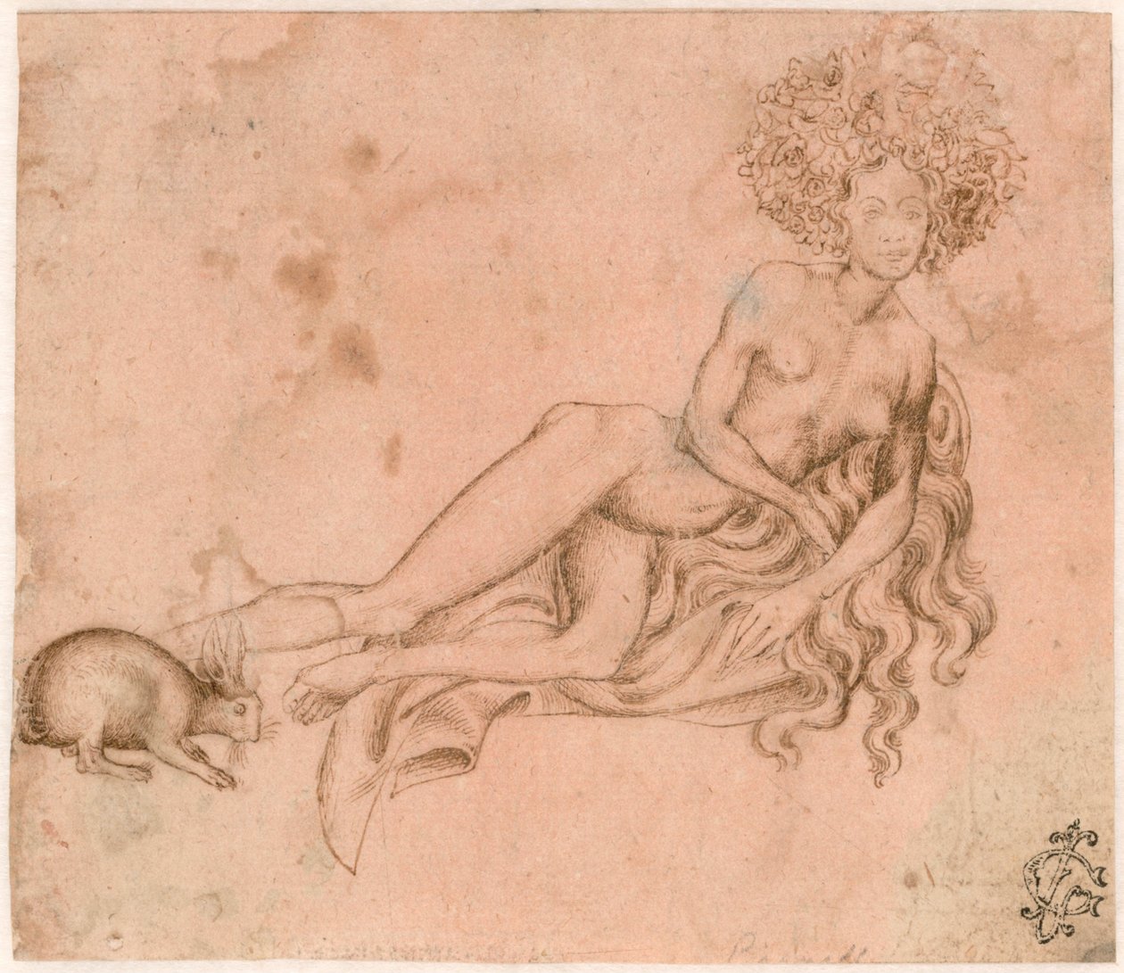 Alegoria Luksusu, ok. 1426 autorstwa Antonio Pisanello