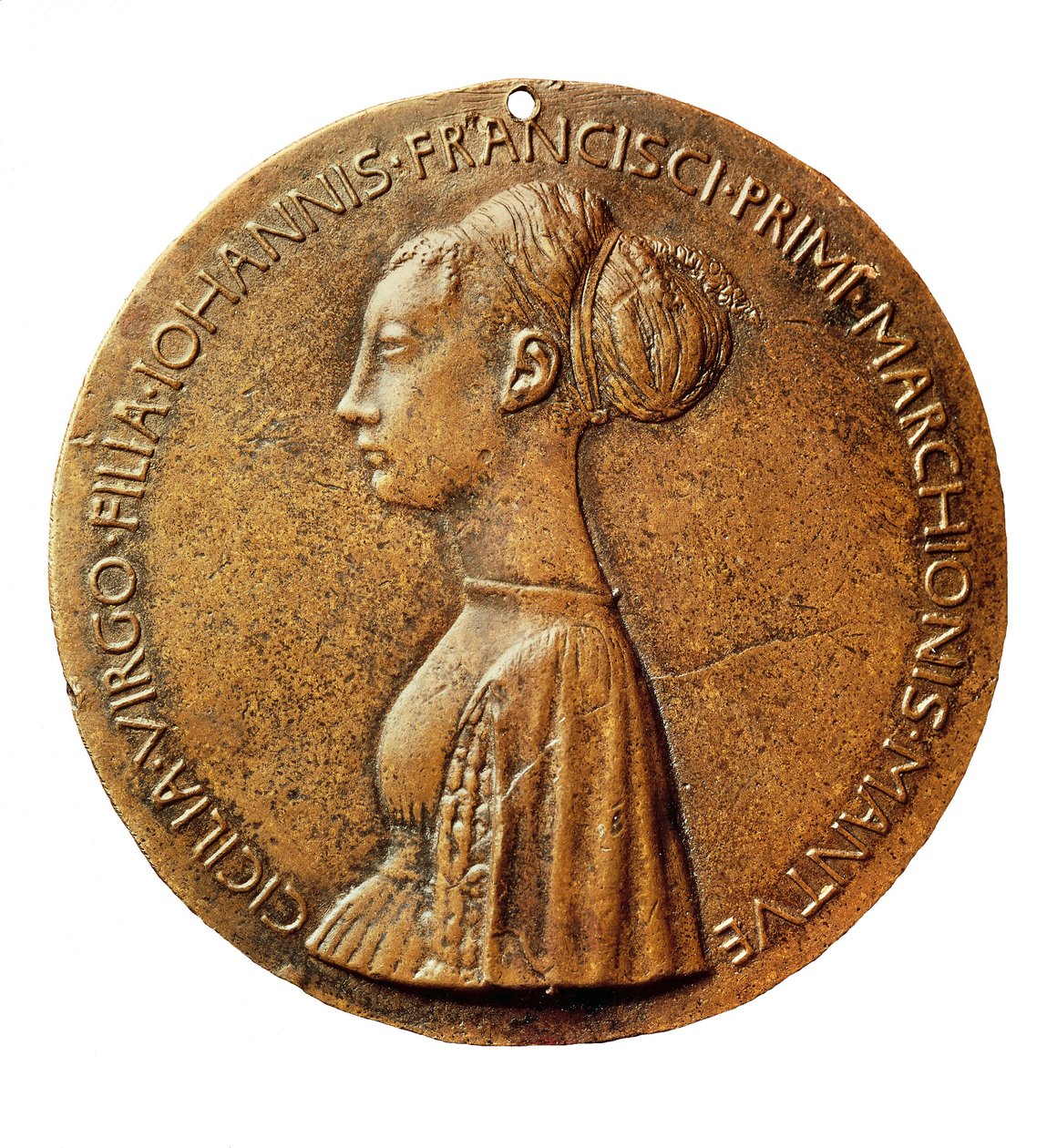 Medal Cecylii Gonzagi autorstwa Antonio Pisanello