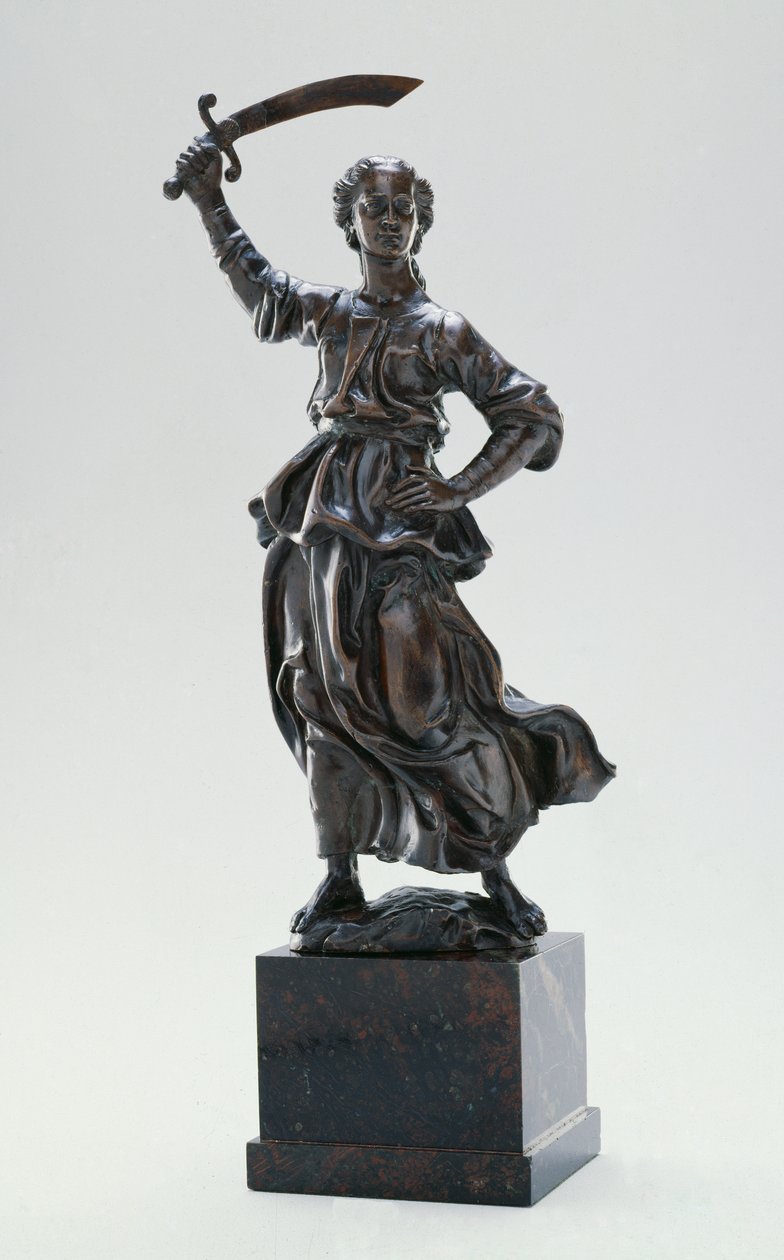 Judith, ok. 1470 (brąz ze śladami złoceń) autorstwa Antonio Pollaiuolo