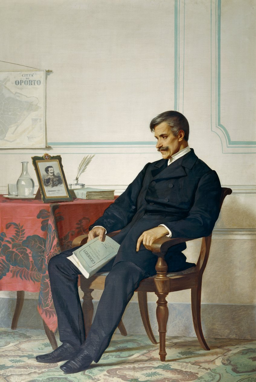 Król Karol Albert w Porto (Turyn autorstwa Antonio Puccinelli