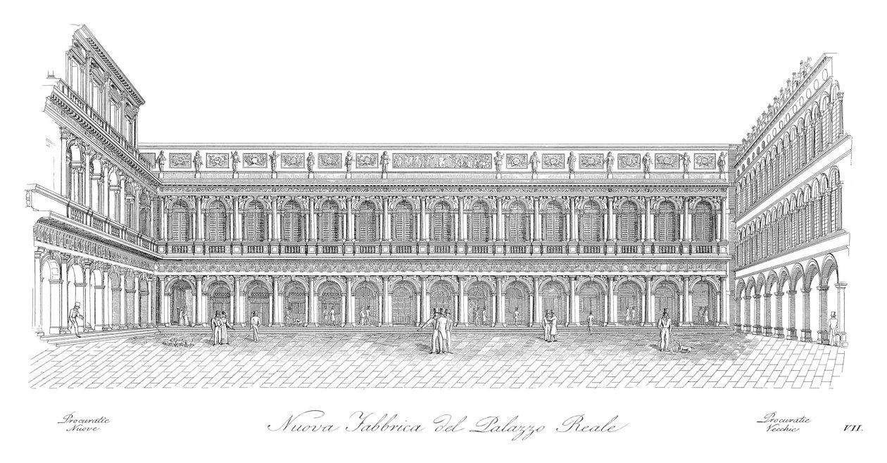 Piazza di San Marco w Wenecji autorstwa Antonio Quadri