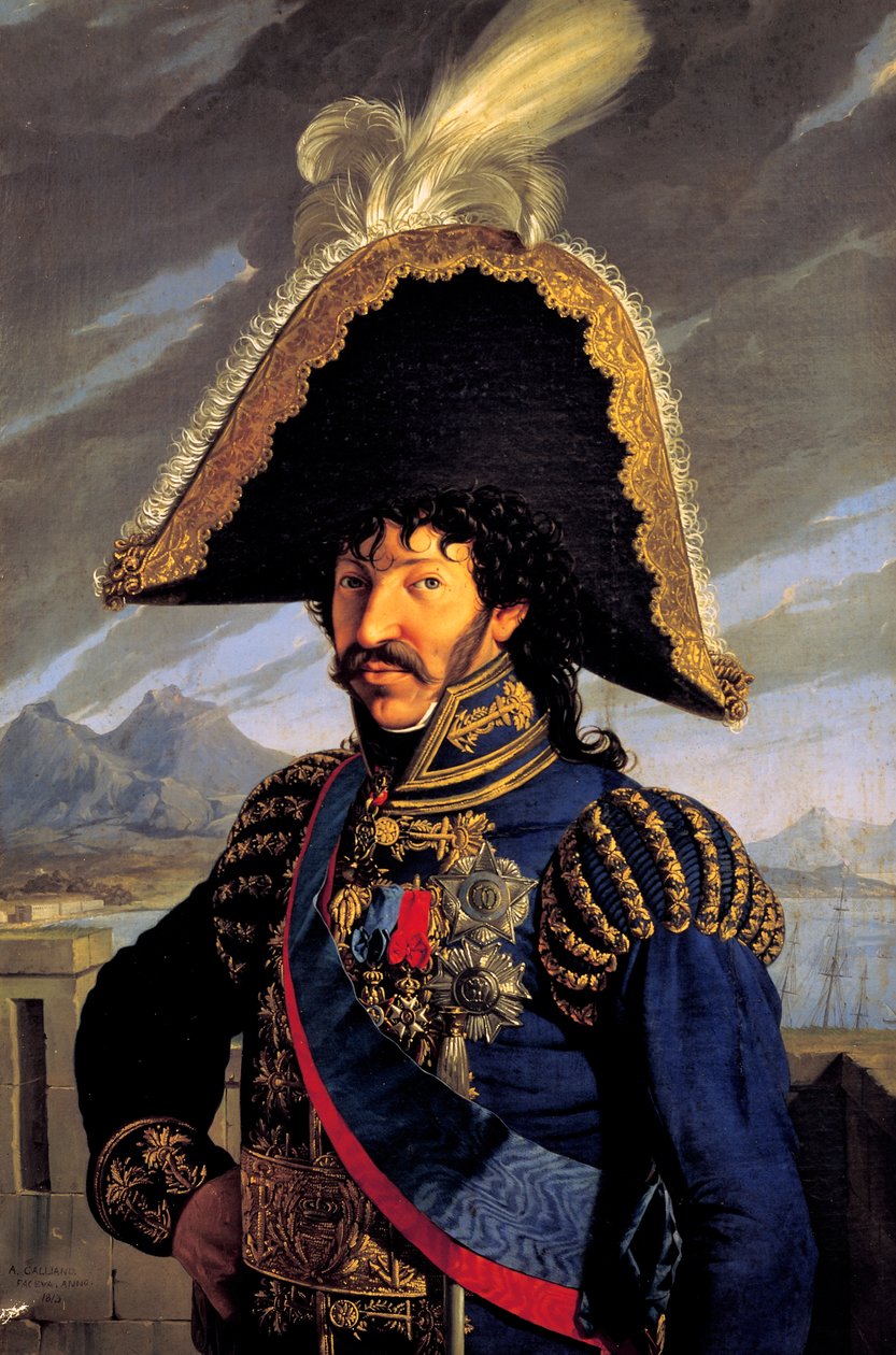 Portret Joachima Murata autorstwa Antonio Raffaele Callander