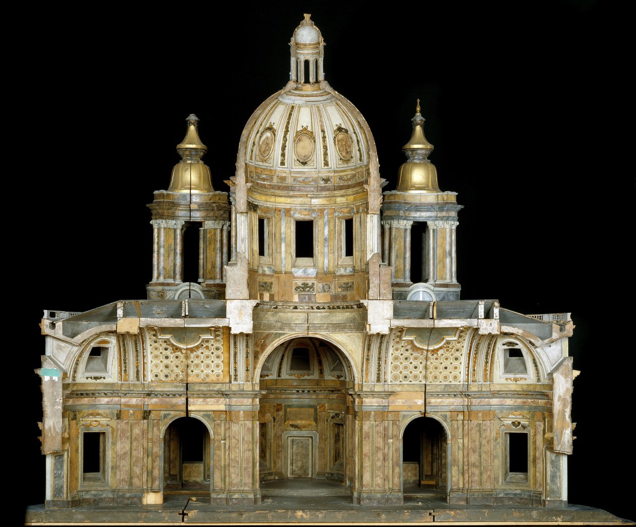 Model katedry św. Izaaka Dalmacji w Sankt Petersburgu, 1767-69 autorstwa Antonio Rinaldi