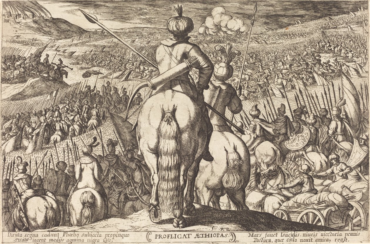 Klęska Etiopczyków autorstwa Antonio Tempesta