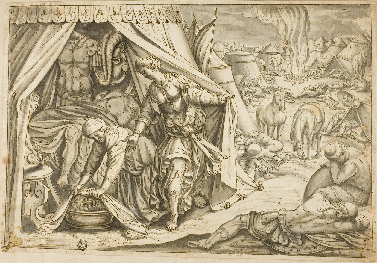 Judyta i Holofernes autorstwa Antonio Tempesta