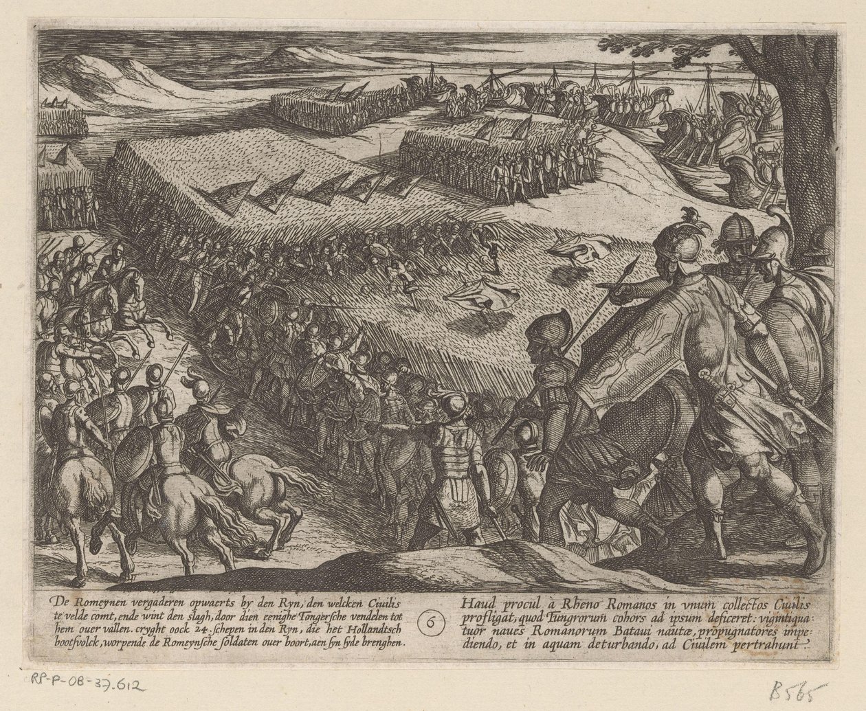 Rzymianie pokonani pod Renem Wojny batawskie przeciwko Rzymianom (tytuł serii) Batavorum cum Romanis Bellum (tytuł serii) autorstwa Antonio Tempesta