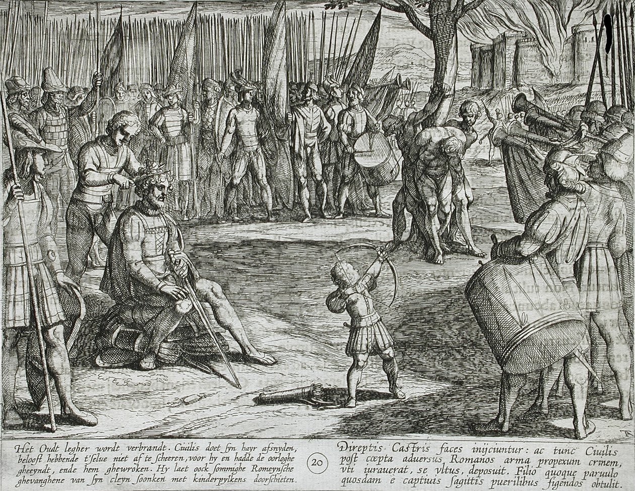 Spalenie starej twierdzy autorstwa Antonio Tempesta