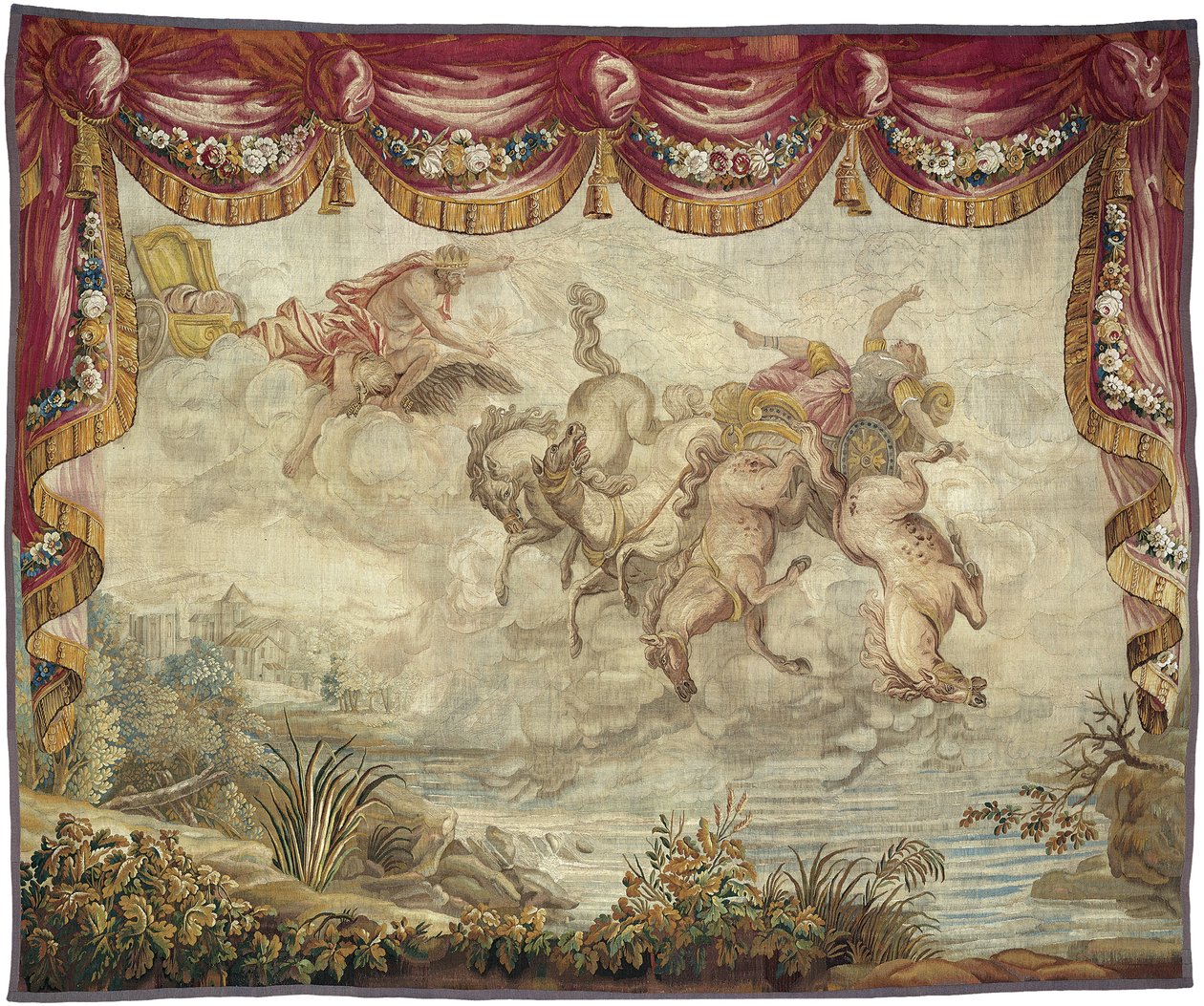 Upadek Faetona, po 1776 r. autorstwa Antonio Tempesta