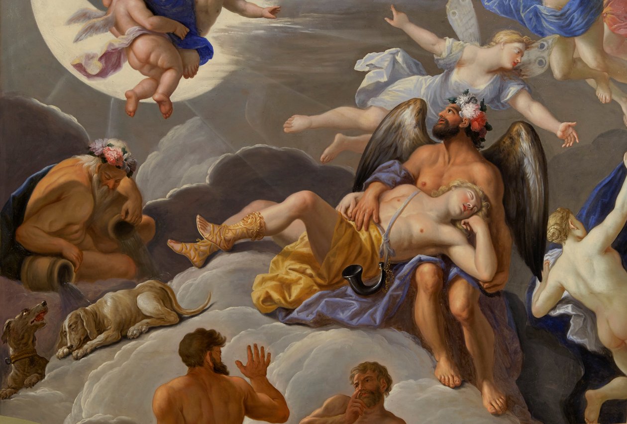 Wielka Sypialnia Króla autorstwa Antonio Verrio