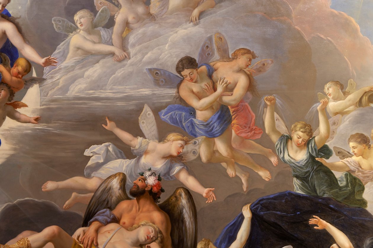 Wielka Sypialnia Króla autorstwa Antonio Verrio