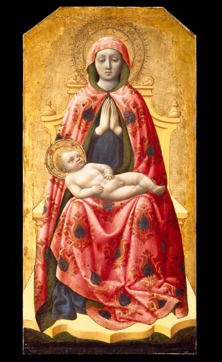 Madonna z Dzieciątkiem, 1440 (tempera na panelu) autorstwa Antonio Vivarini