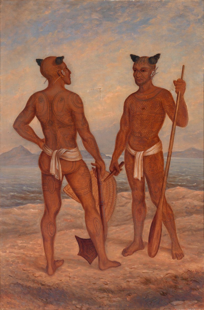 W Marquesan, CA. 1893. autorstwa Antonio Zeno Shindler