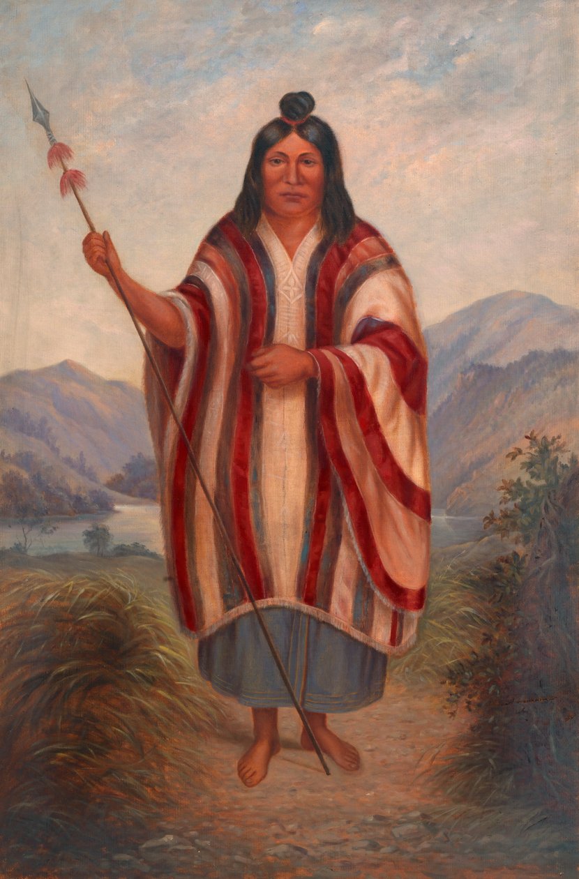 Indianin peruwiański, ca. 1890-1899. autorstwa Antonio Zeno Shindler