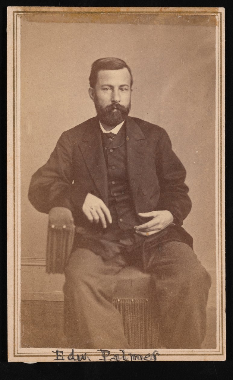 Portret Edwarda Palmera 1829-1911, 1868-1869. autorstwa Antonio Zeno Shindler