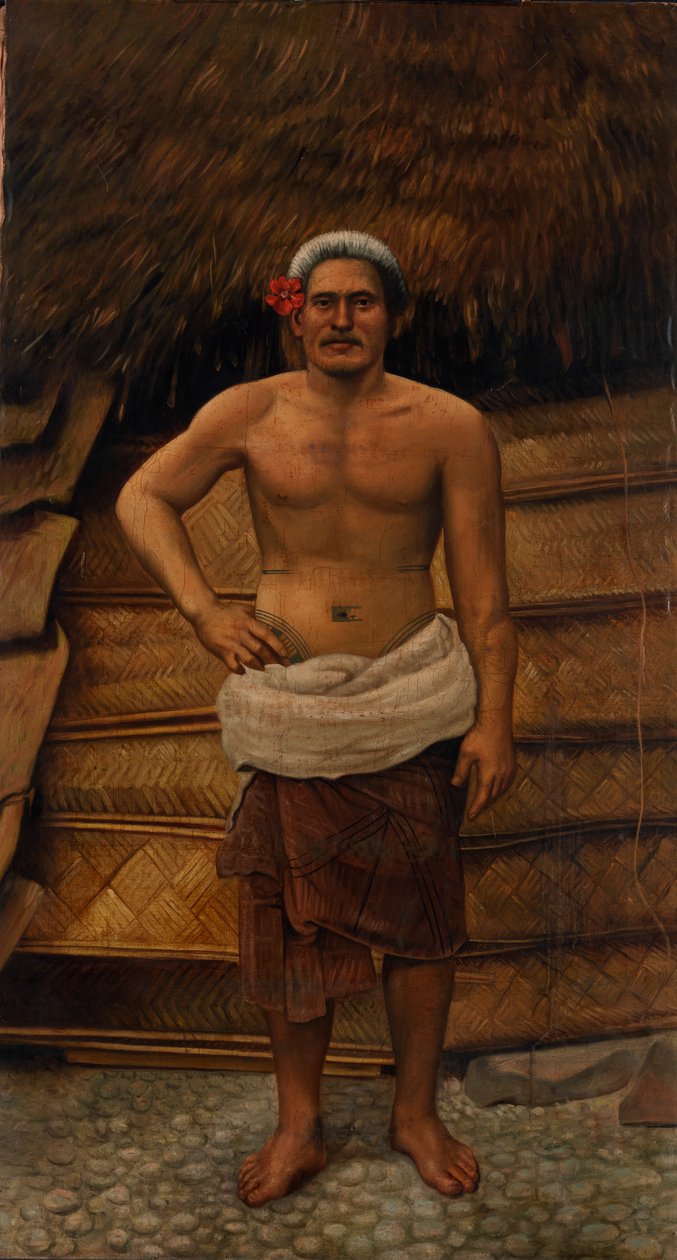 Samoańczyk, ca. 1885-1899. autorstwa Antonio Zeno Shindler