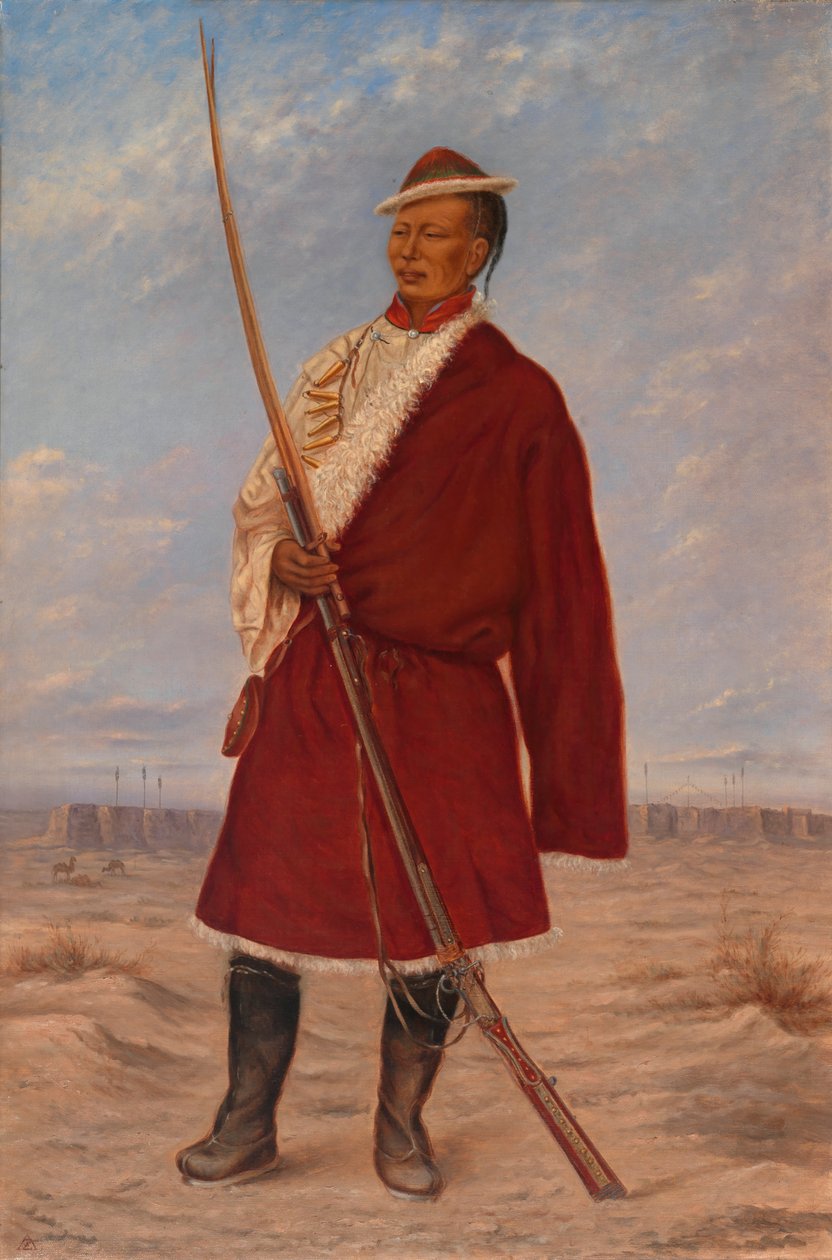 Tybetańczyk, ca. 1893 autorstwa Antonio Zeno Shindler