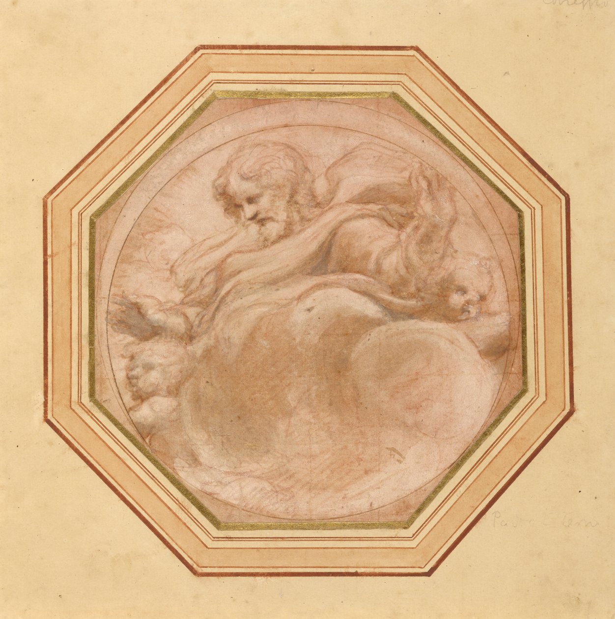 Correggio - Chrystus w chwale, 87.GB.90 autorstwa Antonio da Correggio