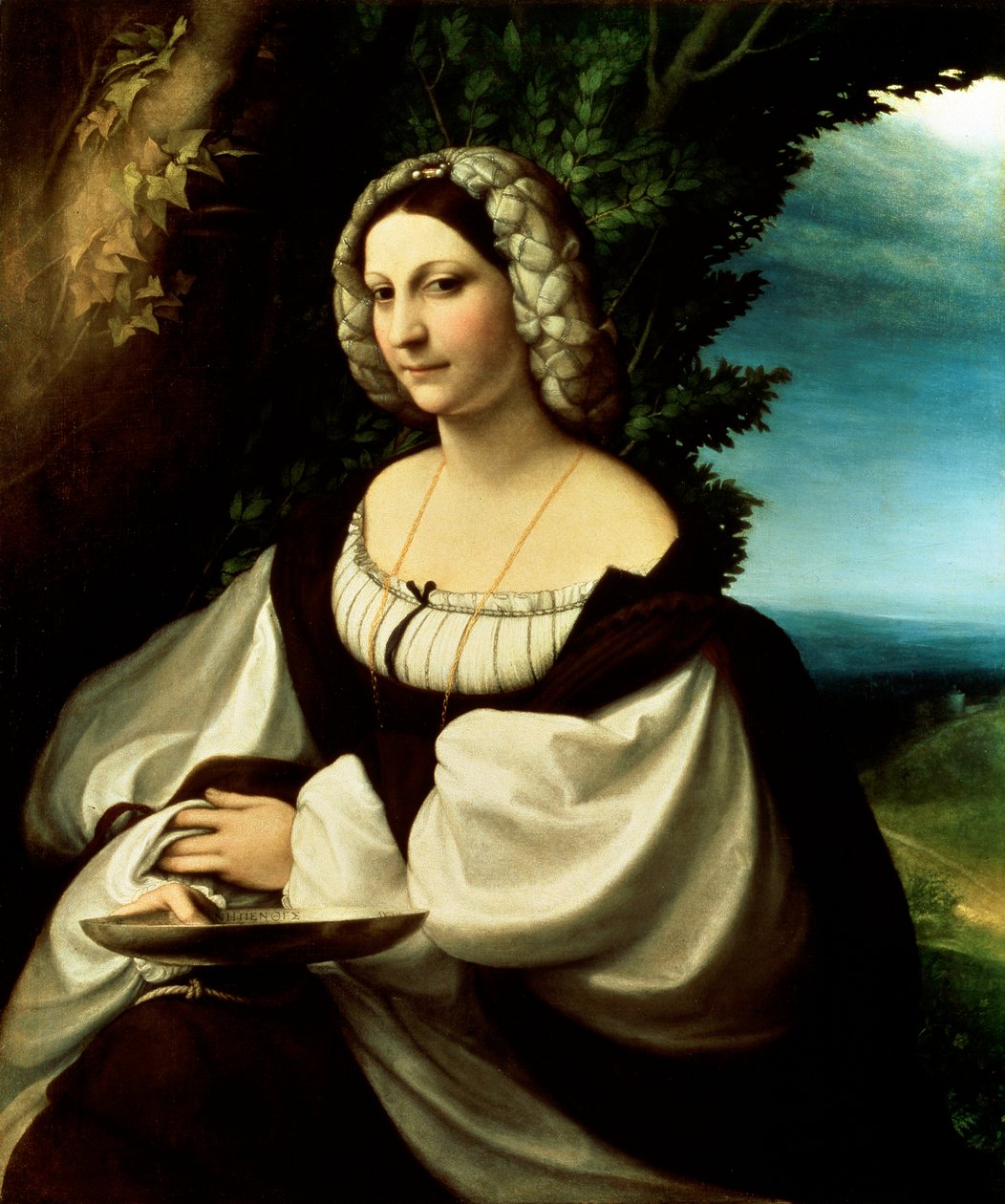 Portret kobiety, c1518. autorstwa Antonio da Correggio