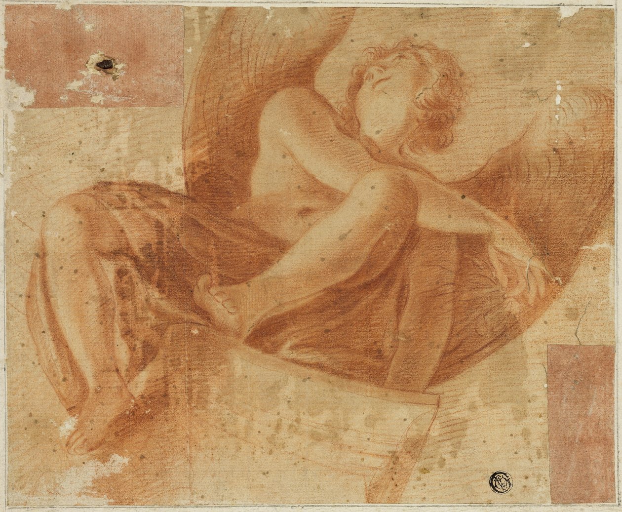 Anioł skrócony autorstwa Antonio da Correggio