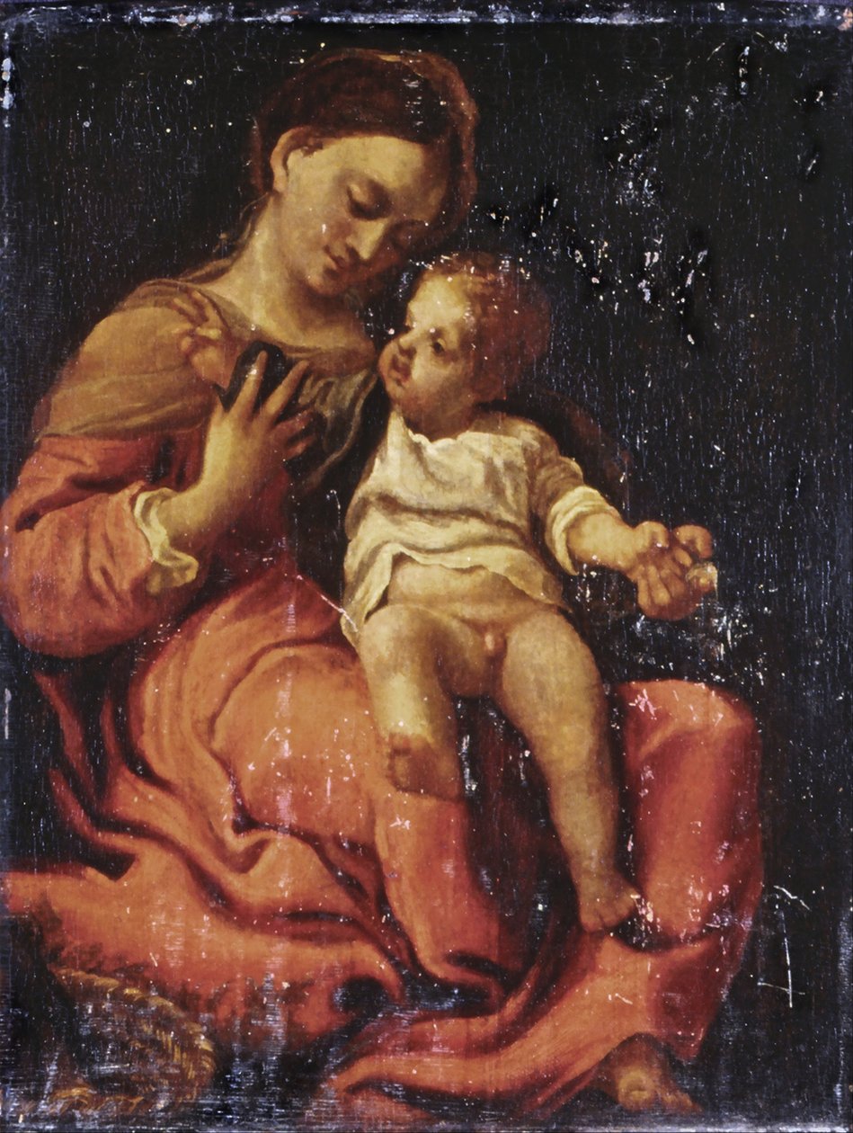 Madonna z Dzieciątkiem autorstwa Antonio da Correggio