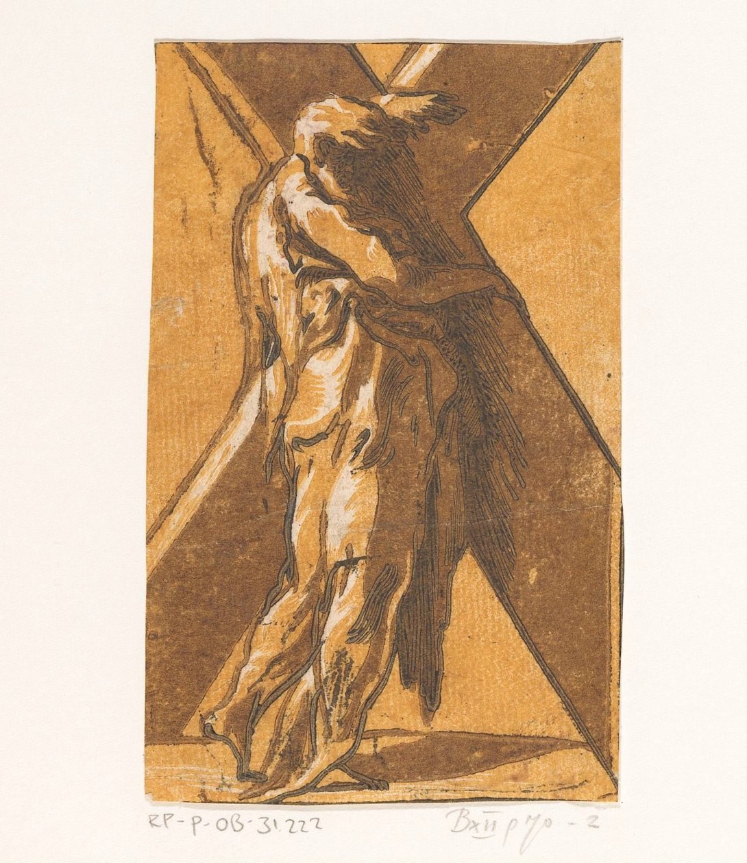 Święty Andrzej Chrystus i dwunastu apostołów (tytuł serii) autorstwa Antonio da Trento (attributed to)