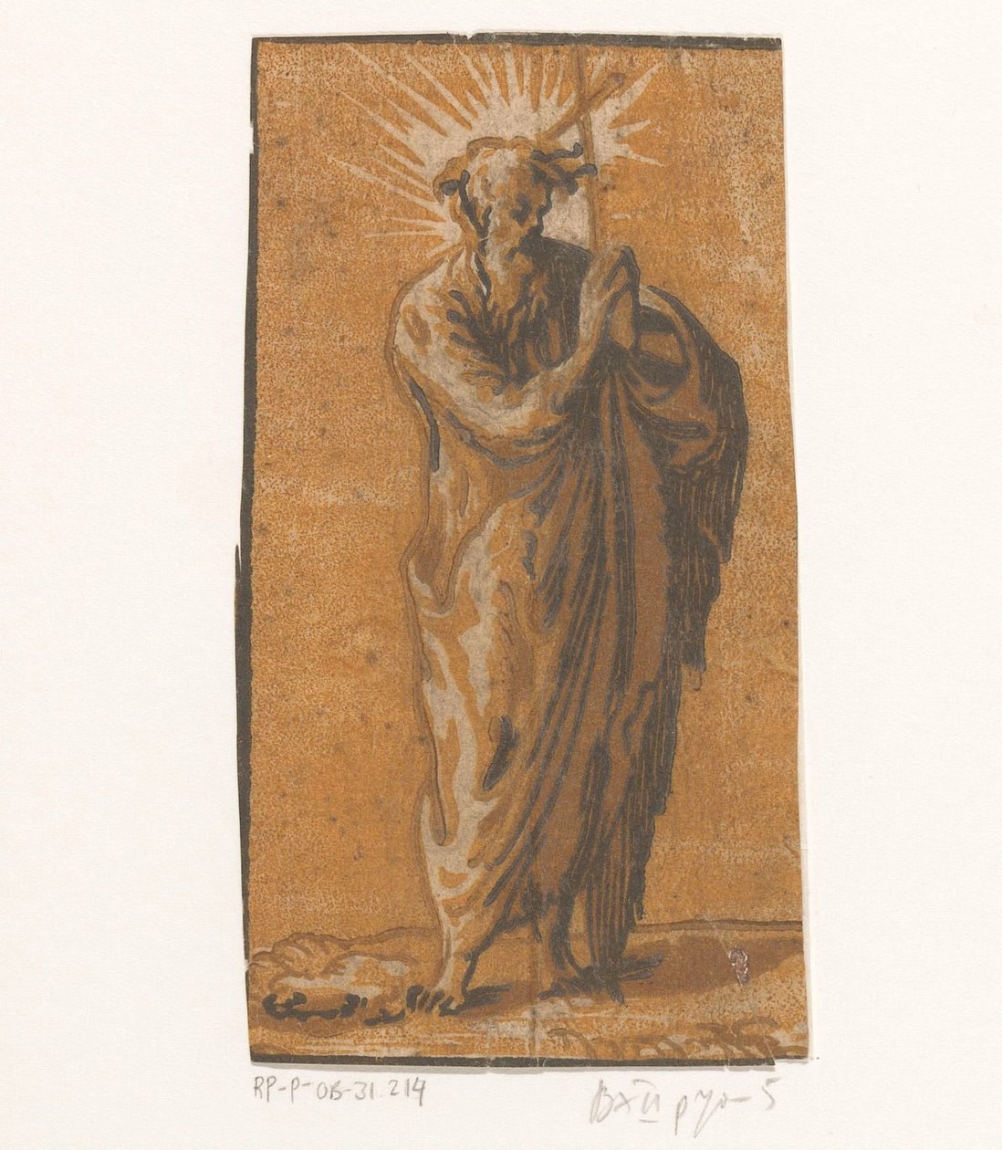 Św. Filip Chrystus i dwunastu apostołów (tytuł serii) autorstwa Antonio da Trento (attributed to)