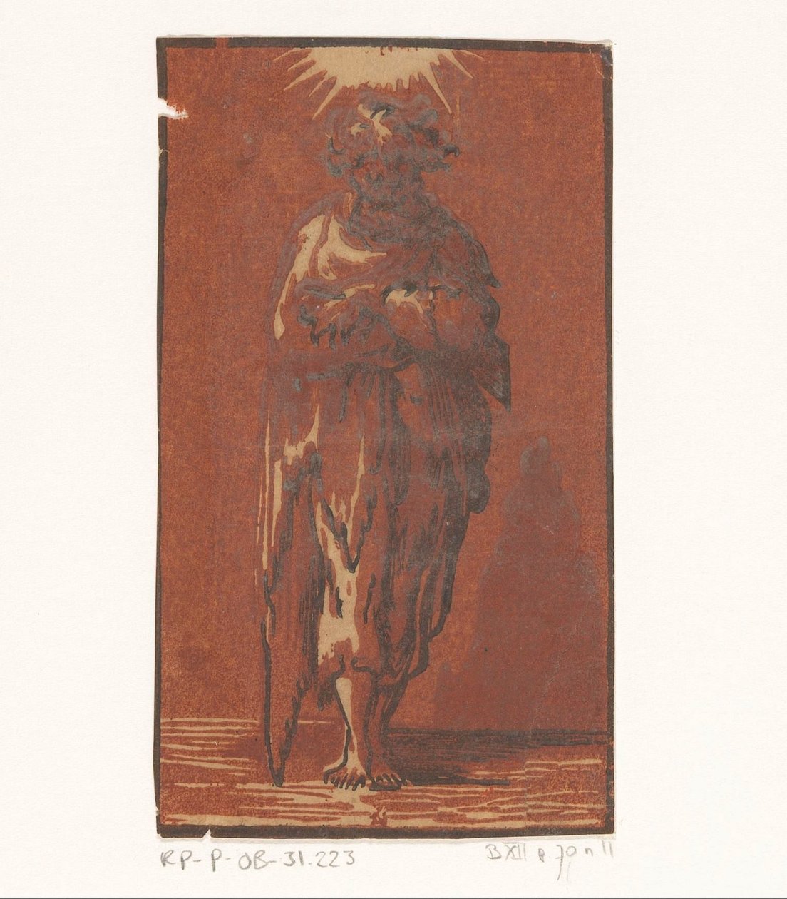 Święty Juda Tadeusz Chrystus i dwunastu apostołów (tytuł serii) autorstwa Antonio da Trento (attributed to)