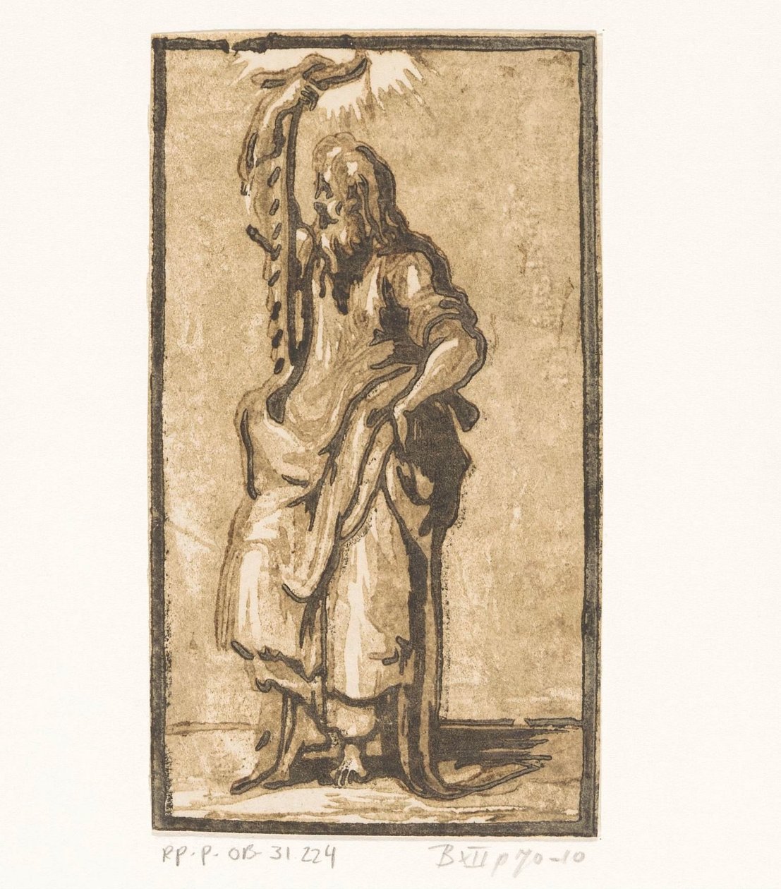 Święty Szymon Chrystus i dwunastu apostołów (tytuł serii) autorstwa Antonio da Trento (attributed to)