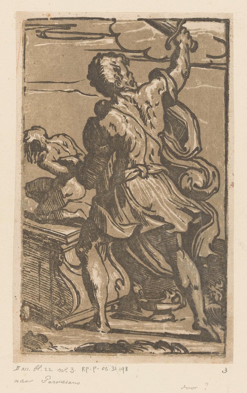 Ofiara Izaaka autorstwa Antonio da Trento