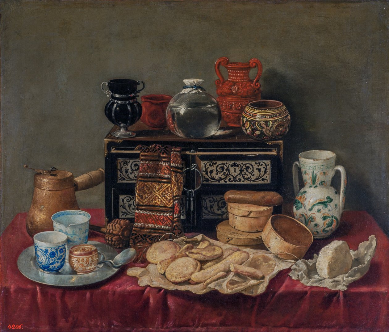 Martwa natura z hebanową skrzynią autorstwa Antonio de Pereda