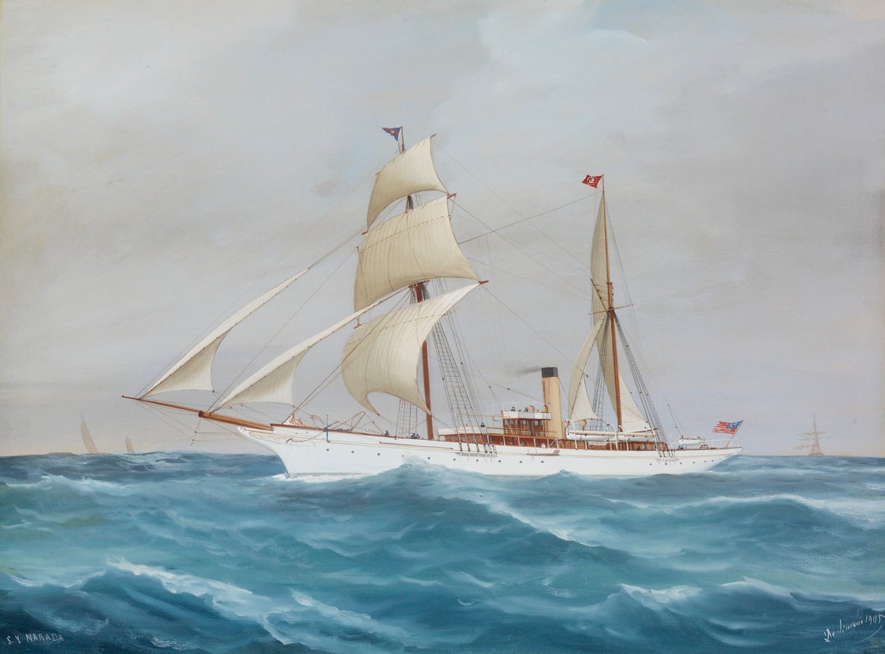 S.Y. Narada, 1905 autorstwa Antonio de Simone