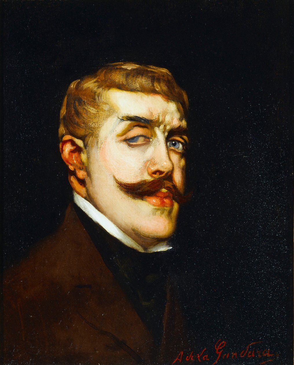Portret poety Jeana Lorraina 1855-1906, ok. 1906 r. 1900 autorstwa Antonio de la Gandara