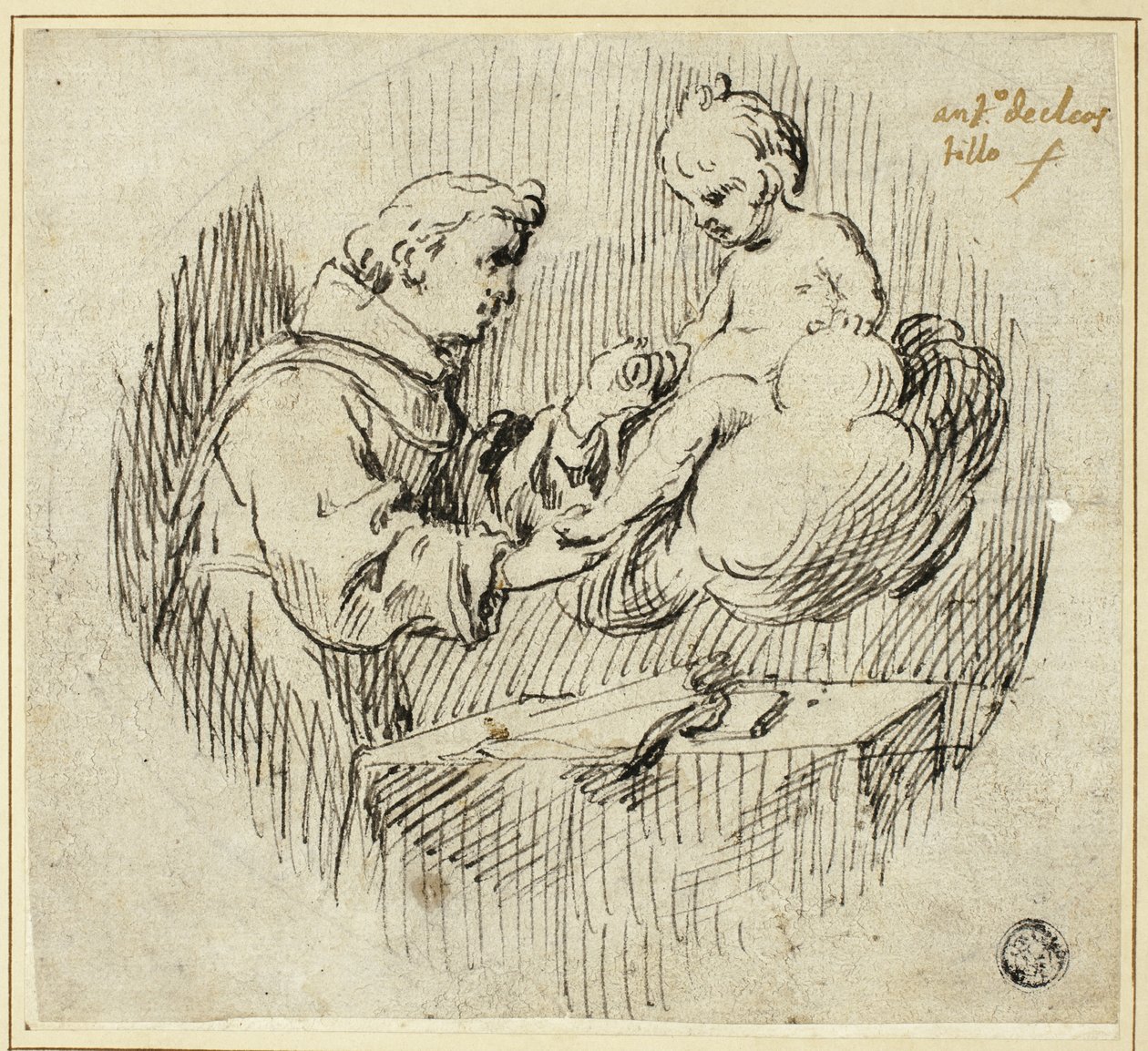 Święty Antoni z Padwy z Dzieciątkiem Jezus autorstwa Antonio del Castillo y Saavedra