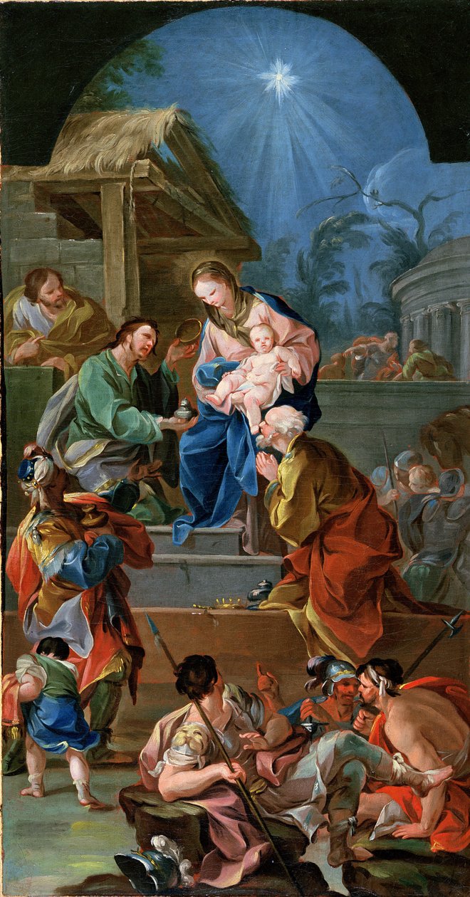 Adoracja Trzech Króli, połowa XVIII wieku (zob. 200955) autorstwa Antonio the Elder Gonzalez Velazquez